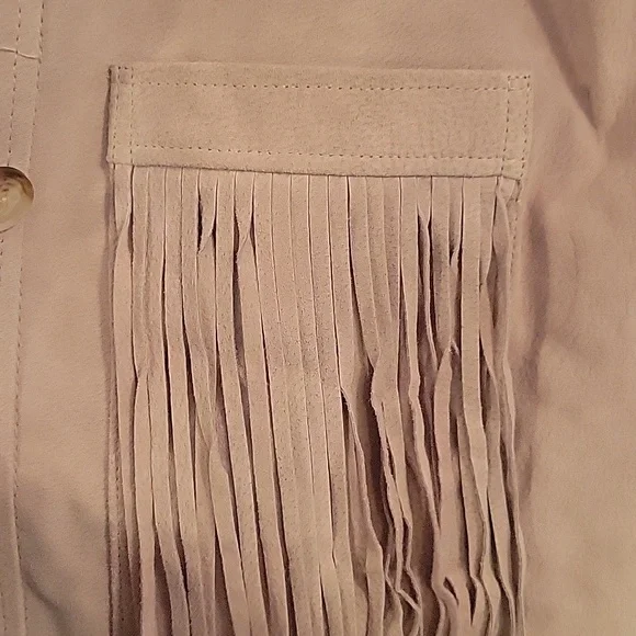 *NEW WITH TAGS* Blank NYC Suede Fringe Jacket - Picture 8 of 8